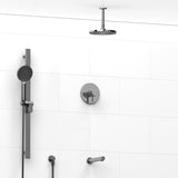 Riobel Paradox TKIT1345PXTM Type TP thermostaticpressure balance 0.5 coaxial 3-way system with hand shower rail shower head