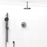 Riobel Paradox TKIT323PXTM Type TP thermostaticpressure balance 0.5 coaxial 2-way system with hand shower and shower head