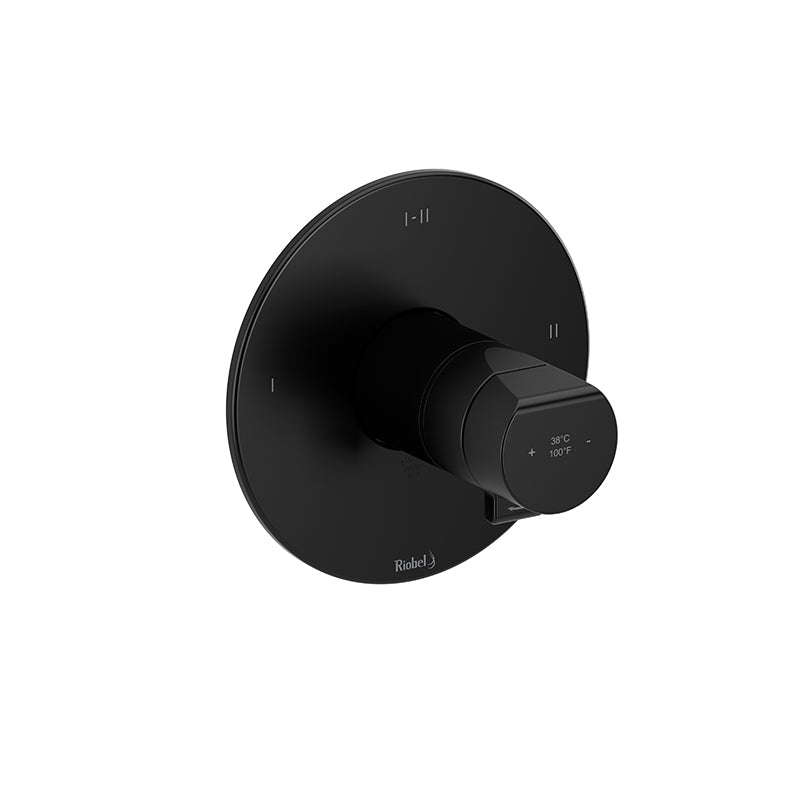Riobel Parabola TPB23 2-way Type T/P thermostatic/pressure balance coaxial valve trim (Without Rough-in)