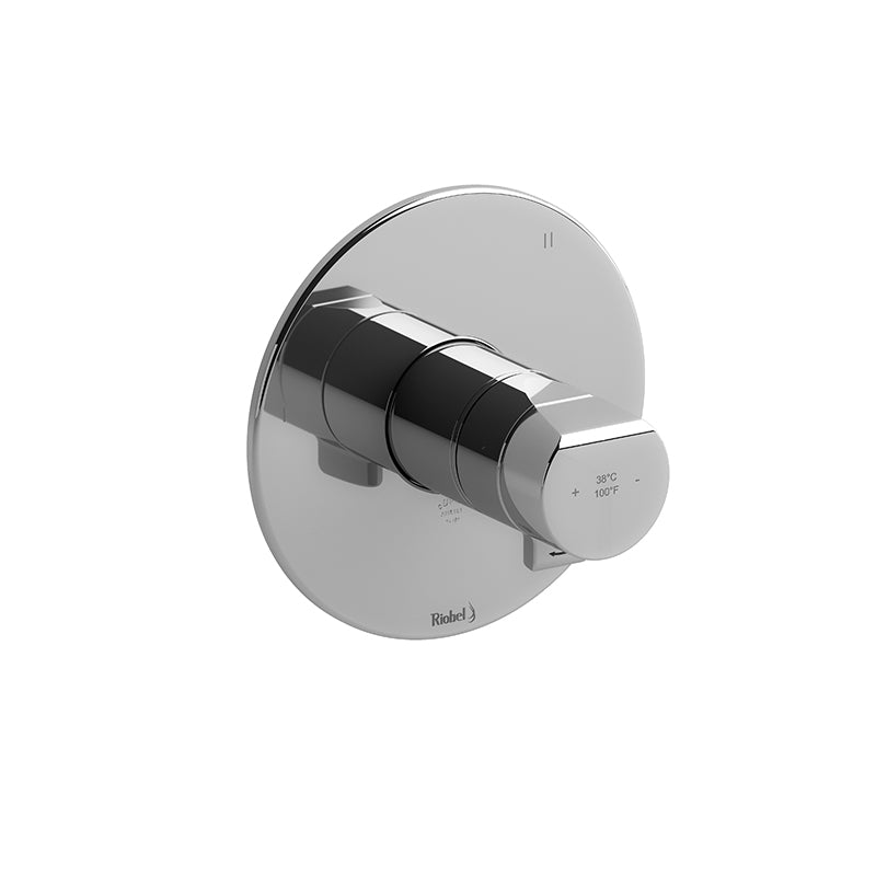 Riobel Parabola TPB47 3-way no share Type T/P thermostatic/pressure balance coaxial valve trim (Without Rough-in)