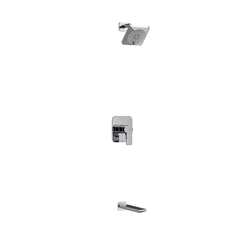 Riobel Fresk Shower System with Shower Head and Tub Spout KIT4744FR