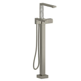 Riobel Reflet TRF39 2-way Type T (thermostatic) coaxial floor-mount tub filler with hand shower trim (Without Rough-in)