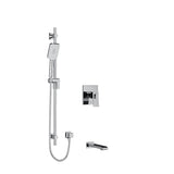 Riobel Zendo 2-Way Shower System Trim with Spout and Hand Shower Rail  TKIT1244ZOTQ
