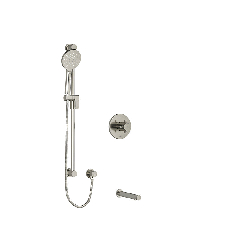 Riobel RIU Knurled TKIT1244RUTM+KN KIT1244 trim (Without Rough-in)