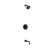 Riobel Momenti KIT4744MMRDJ Type T/P 1/2 inch coaxial 2-way no share with shower head and tub spout