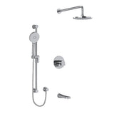 Riobel Ode 3-Way Shower System Trim with Hand Shower Rail, Shower Head and Spout TKIT1345OD