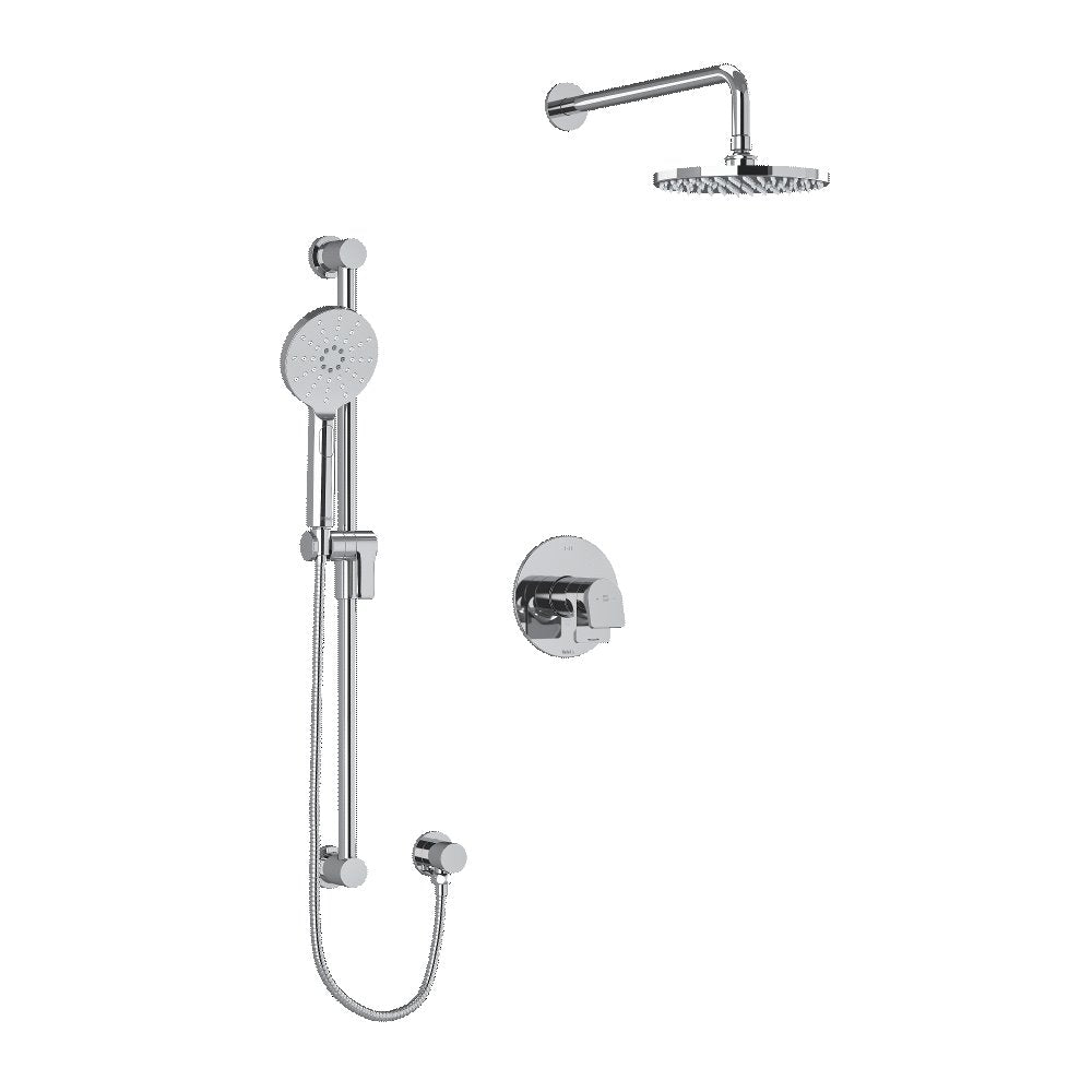 Riobel Ode 2-Way Shower System Trim with Hand Shower and Shower Head TKIT323OD