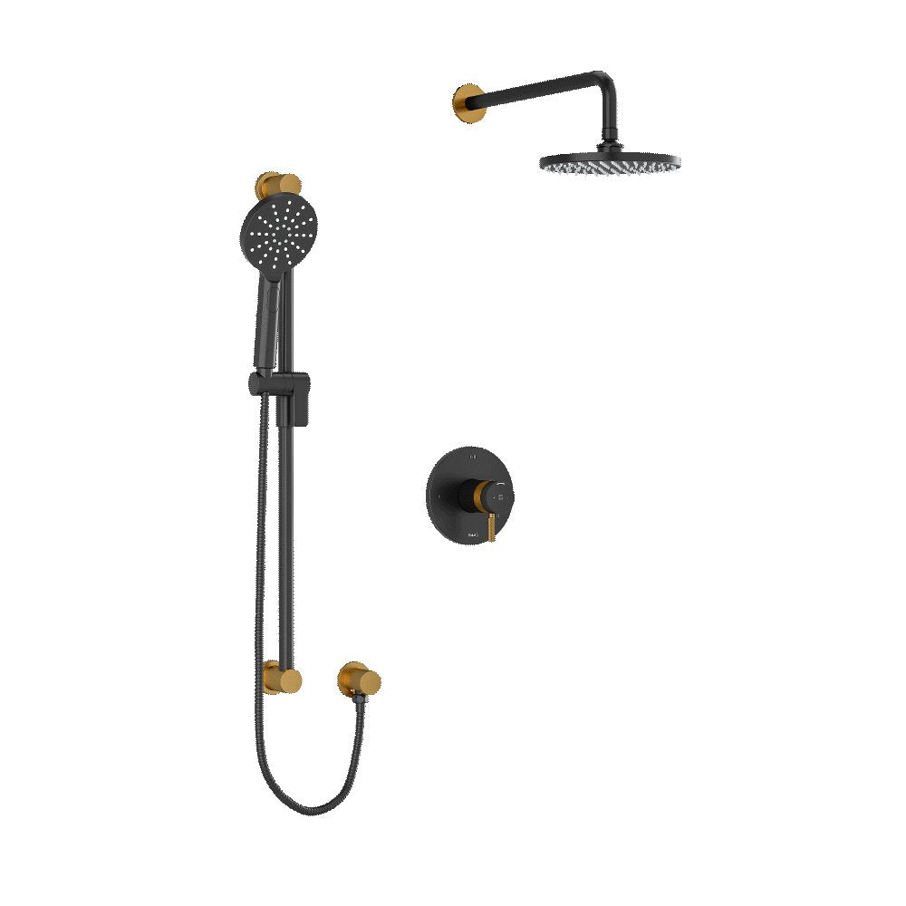 Riobel Riu 2-Way Shower System Trim with Hand Shower and Shower Head TKIT323RUTMKN