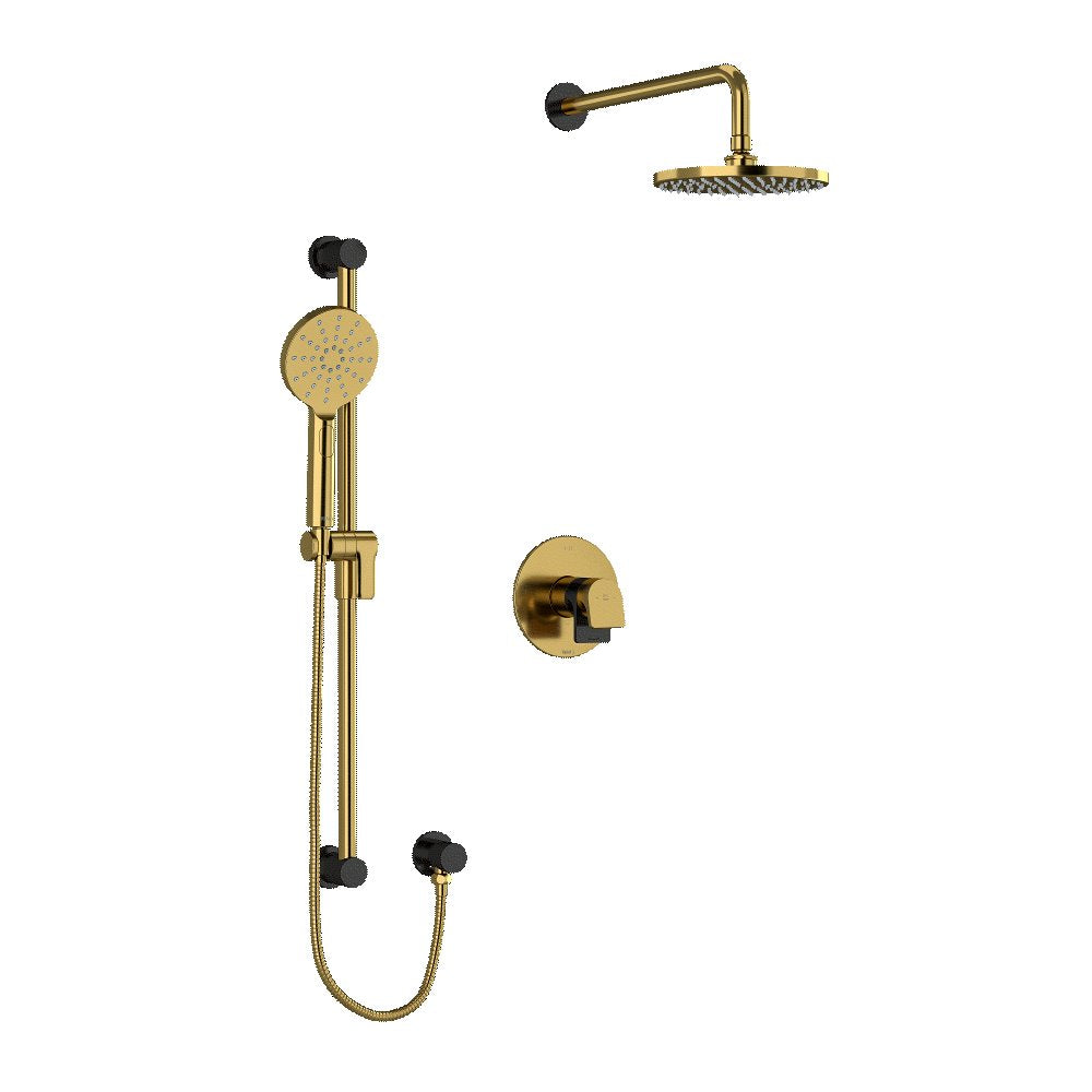 Riobel Ode 2-Way Shower System Trim with Hand Shower and Shower Head TKIT323OD