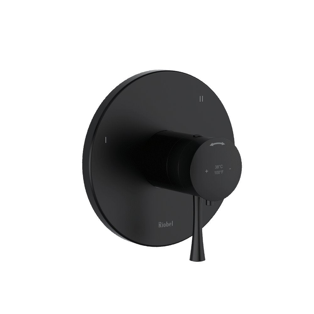 Riobel Edge TEDTM45 3-way Type TP thermostaticpressure balance coaxial valve trim (Without Rough-in)