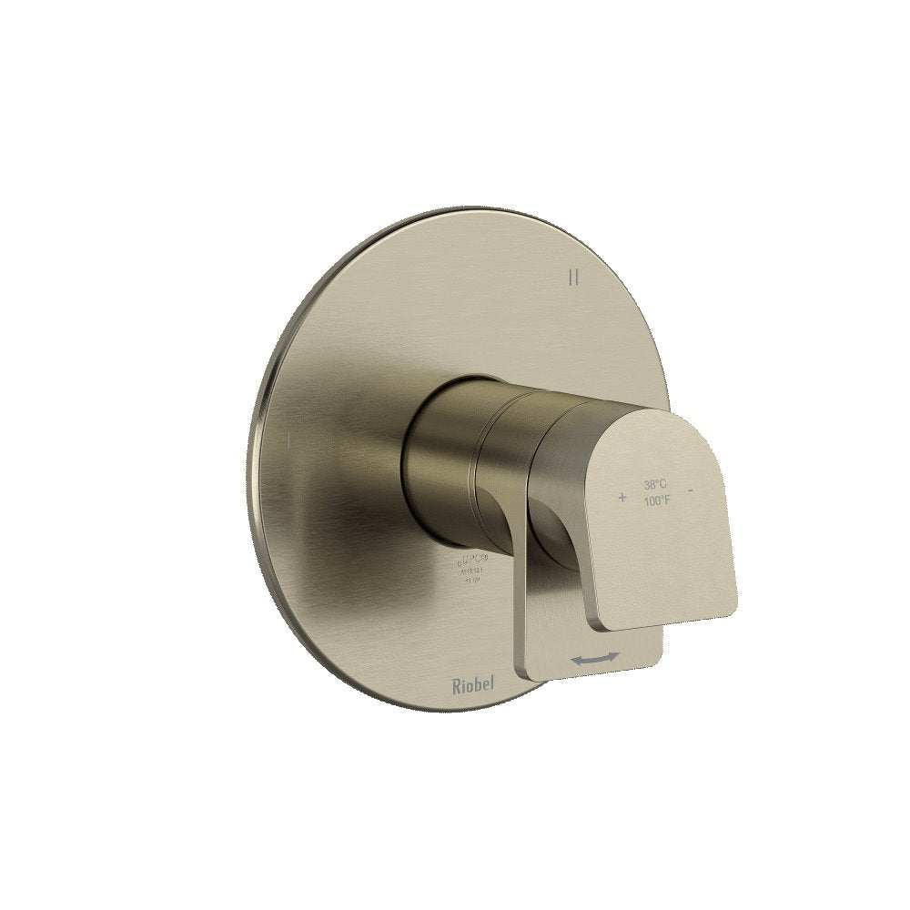 Riobel Ode TOD47 3-way no share Type T/P (thermostatic/pressure balance) coaxial valve trim (Without Rough-in)