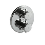 Riobel Georgian TGN46 4-way Type TP thermostaticpressure balance coaxial valve trim (Without Rough-in)