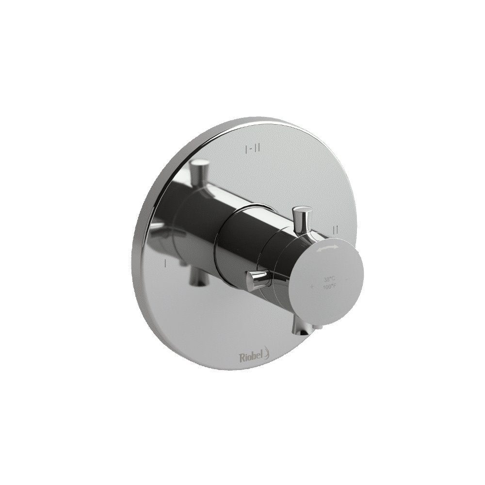 Riobel Edge TEDTM23 2-way Type TP thermostaticpressure balance coaxial valve trim (Without Rough-in)