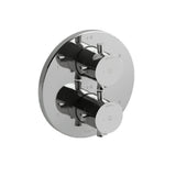 Riobel Edge TEDTM46 4-way Type TP thermostaticpressure balance coaxial valve trim (Without Rough-in)