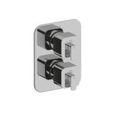Riobel Equinox 4-way Type TP thermostaticpressure balance coaxial valve trim (Without Rough-in)