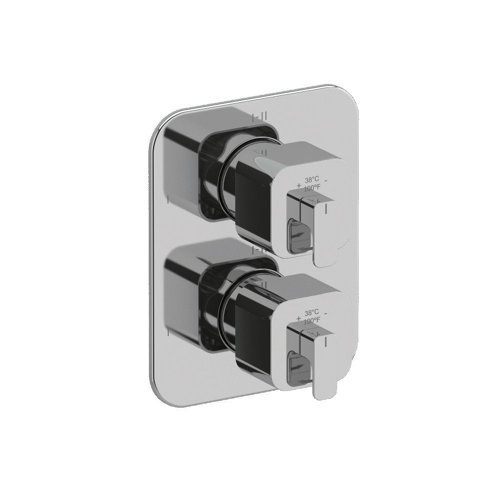 Riobel Equinox 4-way Type TP thermostaticpressure balance coaxial valve trim (Without Rough-in)