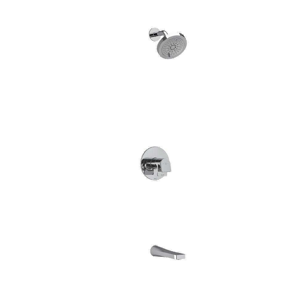 Riobel Ode Shower System with Shower Head and Tub Spout KIT4744OD