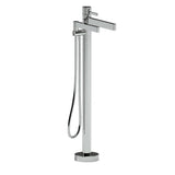 Riobel Paradox PX39 2-way Type T thermostatic coaxial floor-mount tub filler with hand shower