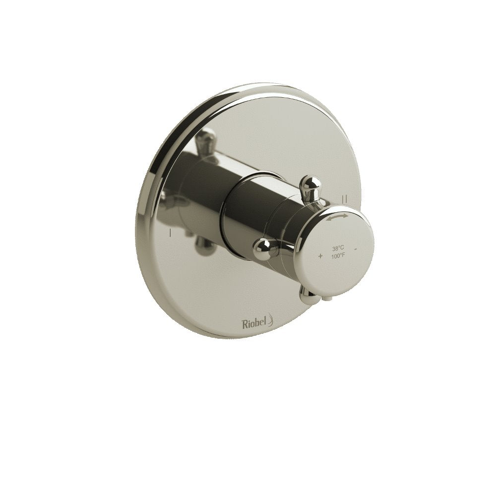 Riobel TRT44 2-way no share Type TP thermostaticpressure balance coaxial valve trim (Without Rough-in)