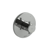 Riobel RIU Knurled RUTM47+KN 3-way no share Type T/P coaxial complete valve