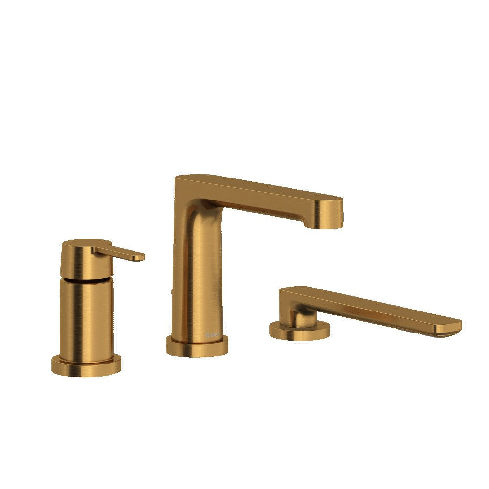 Riobel Nibi TNB16 3-Piece Type P Pressure Balance Deck-Mount Tub Filler With Handshower Trim (Without Rough-in)