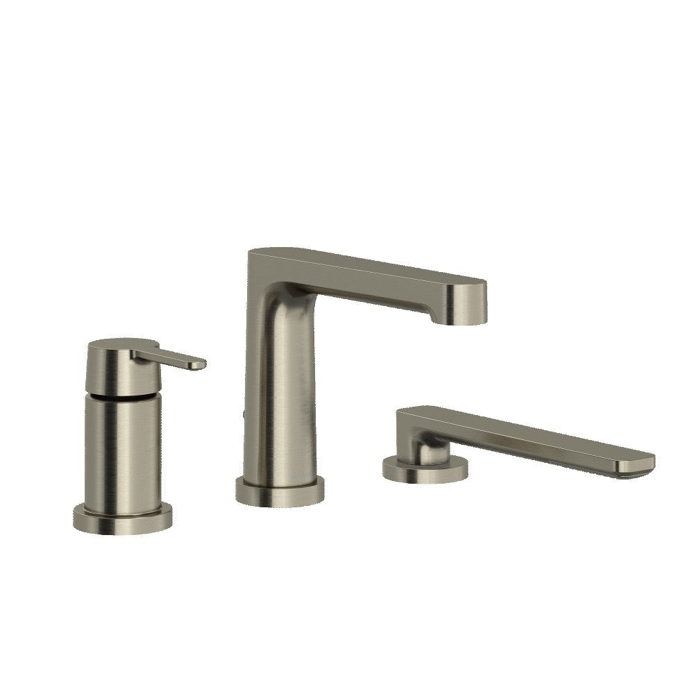 Riobel Nibi TNB16 3-Piece Type P Pressure Balance Deck-Mount Tub Filler With Handshower Trim (Without Rough-in)