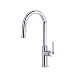Riobel Authentica AU201 Pull-Down Kitchen Faucet with C-Spout