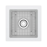 Riobel Fonsa™ 15" Quartz Single Bowl Undermount Bar/Food Prep Kitchen Sink
