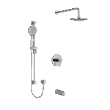 Riobel GS 3-Way Shower System Trim with Hand Shower Rail, Shower Head and Spout TKITIT1345GS